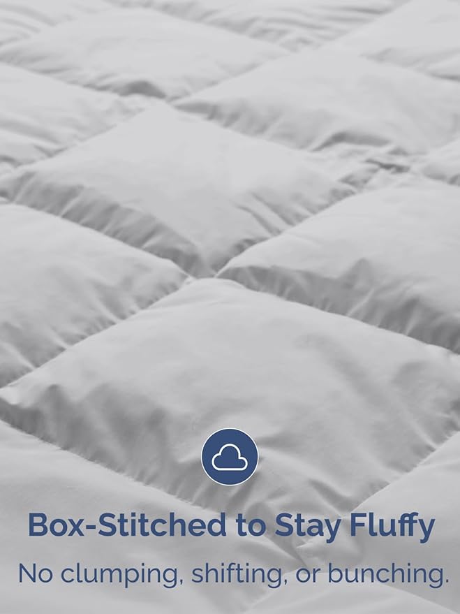Cal King Size, Dark Grey & French Grey Alternative Down Comforter - Warm, Lightweight & Breathable Hotel Quality Bedding Set for Men, Women, Kids and Teens - All Season Cooling Duvet Insert Comforter