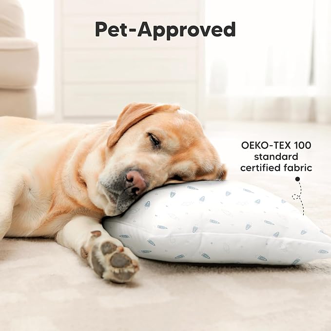 KeaBabies 2-Pack Toddler Pillows 2 Year Old to 5-13x18 Soft Organic Cotton Kids Pillow for Sleeping, Travel, School, Daycare, Nap, Toddler Bed, Machine Washable, Without Pillowcase (Spacecrafts)