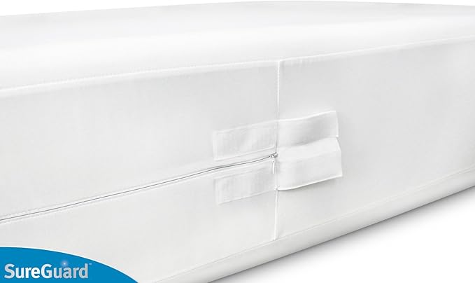 Split Cal King SureGuard Box Spring Encasement Pack - 100% Waterproof, Bed Bug Proof, Hypoallergenic - Premium Zippered Six-Sided Covers