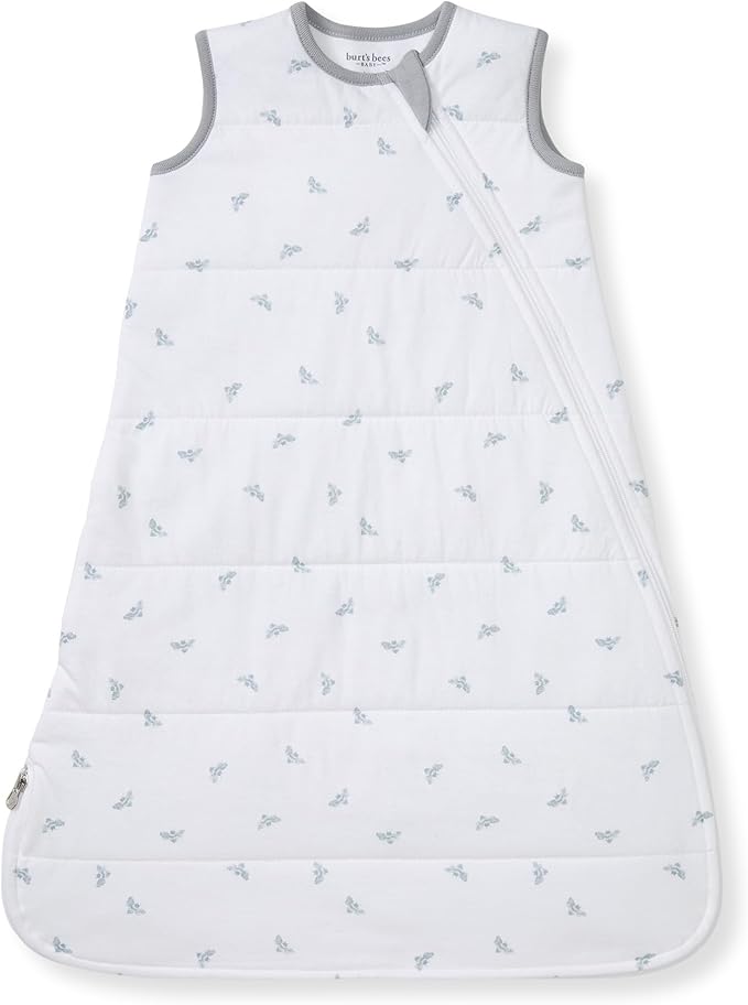 Burt's Bees Baby Unisex Newborn Essentials 100% Organic Cotton Beekeeper Wearable Blanket