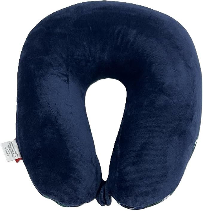 Bookishbunny U Shaped Micro Beads Microbead Neck Head Support Travel Pillow, 12"x12"x4" (Feather)