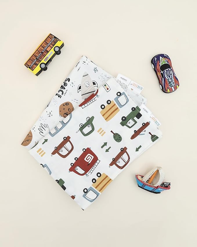 ALVABABY Toddler Pillowcases 2 Pack Organic Cotton Kids Pillow Cover Fit 13"x 18" or 12"x28" Envelope for Girl Boy Sleepy Travel 2TPW31A