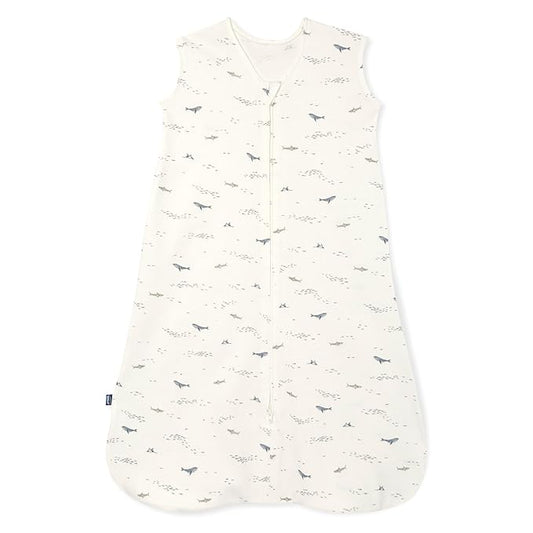HALO SleepSack, 100% Cotton Wearable Blanket, Swaddle Transition Sleeping Bag, TOG 0.5, Ocean Life, Small, 0-6 Months