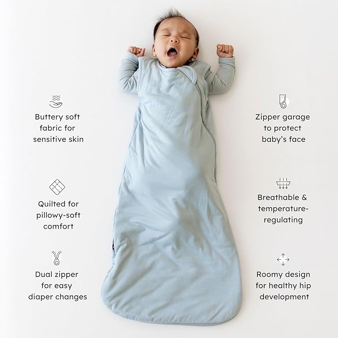 KYTE BABY Unisex Rayon Made From Bamboo Sleeping Bag for Babies and Toddlers, 1.0 Tog