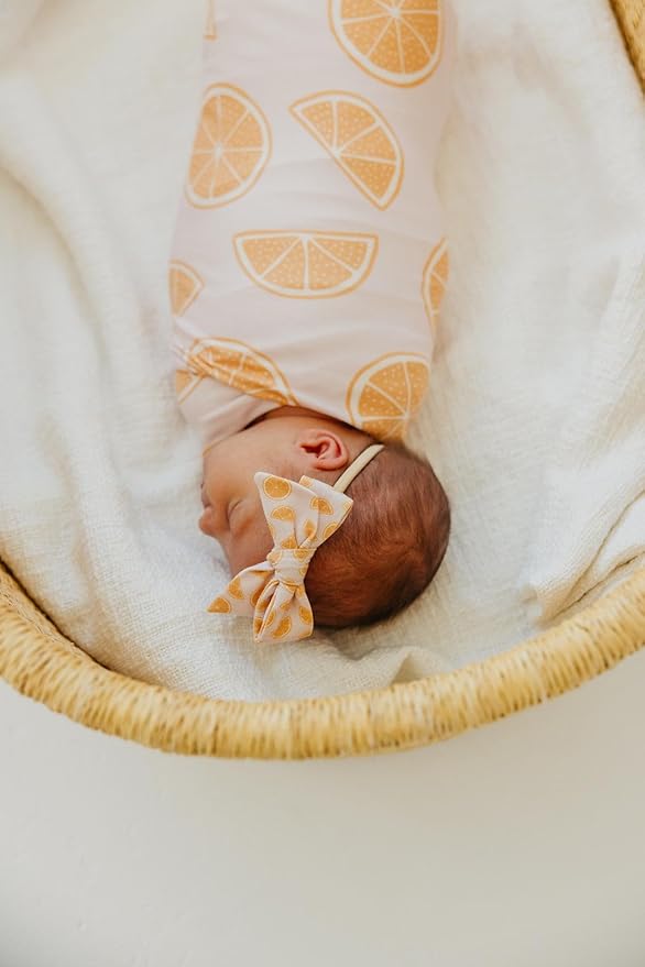 Copper Pearl Baby Swaddle Blanket - Premium Knit Baby Blanket, Large Soft Stretchy Receiving Blankets for Baby Boy and Girl, Swaddles for Newborn, Infant, and Toddler (Cutie)