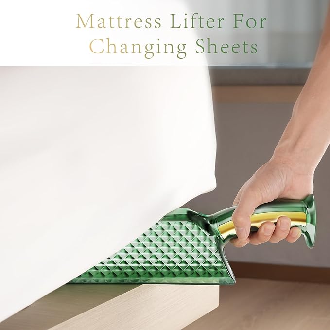 Mattress Lifter Wedge and Bed Maker Tool for Changing Sheets - Easy Lifter Mattress Riser for Bed Making - Helps Lift The Mattress and Hold The Mattress Alleviating Back Pain (1 Piece)