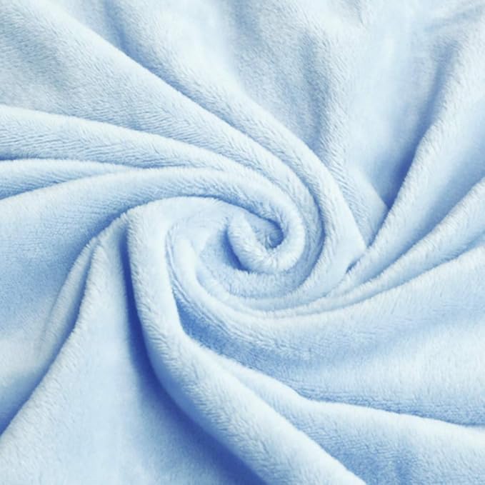 American Baby Company Heavenly Soft Chenille Fitted Crib Sheet 28" x 52", Warm and Cozy Neutral Chenille Sheet, Blue, for Boys and Girls, Fits Crib and Toddler Bed mattresses