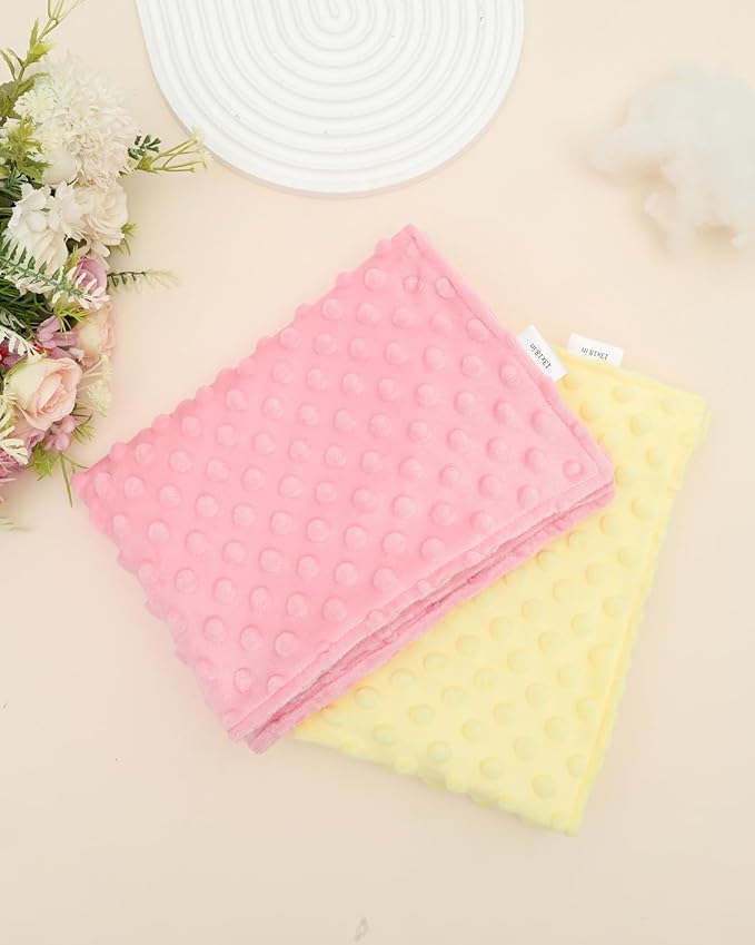 ALVABABY Toddler Pillowcase Kids Pillow Cover Bean Velvet Soft Warm 2 Pack Fit 13"x 18" or 12"x16" Envelope for Girl Boy Sleepy Travel 2TPD03A