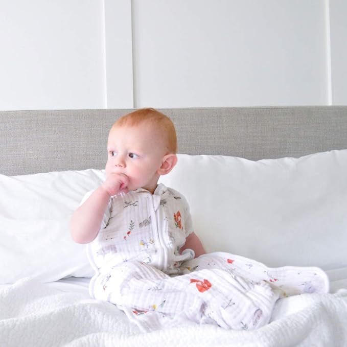 aden + anais Baby Sleeping Bag, Wearable Swaddle Blanket for Girls & Boys, Newborn Sleep Sack, Breathable & Lightweight
