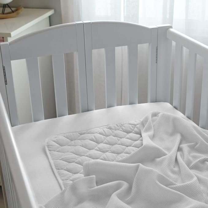 American Baby Company 100% Cotton Thermal Waffle Swaddle Blanket (30" x 40"), Soft, Breathable & Stretchy, White, for Boys and Girls, Perfect for Swaddling, Travel and Gifting