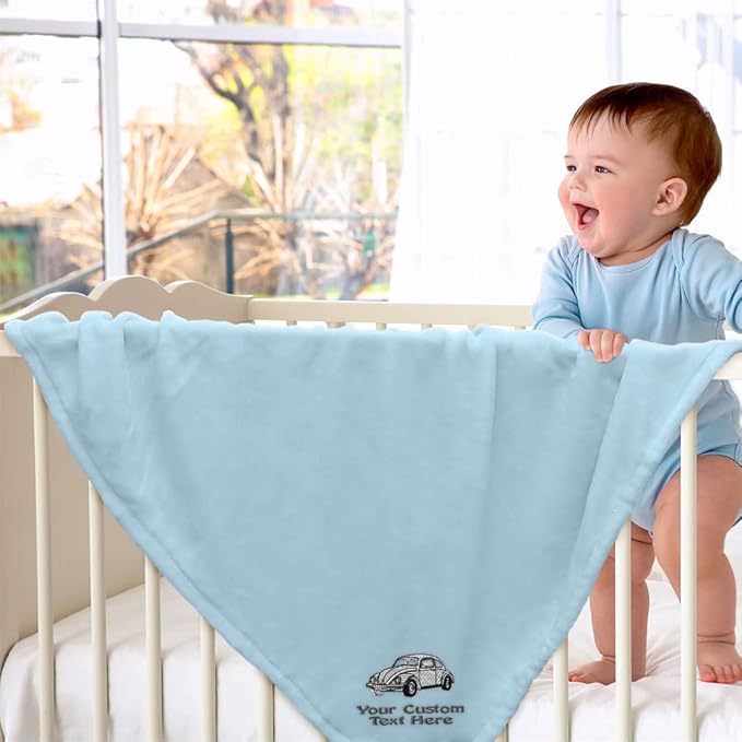 Nursery Bedding Baby Blankets for Boys & Girls Classic German Car Polyester