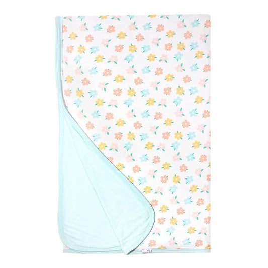 Copper Pearl Jumbo 3-Layer Quilt: Soft Quilts for Boys & Girls | Breathable, Cozy Toddler Blanket | Newborn Quilt | 46x46 Premium Polyester/Rayon Daisy