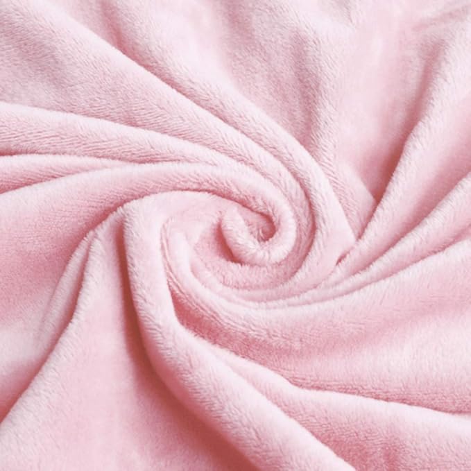American Baby Company Heavenly Soft Chenille Fitted Crib Sheet 28" x 52", Warm and Cozy Neutral Chenille Sheet, Pink, for Boys and Girls, Fits Crib and Toddler Bed mattresses