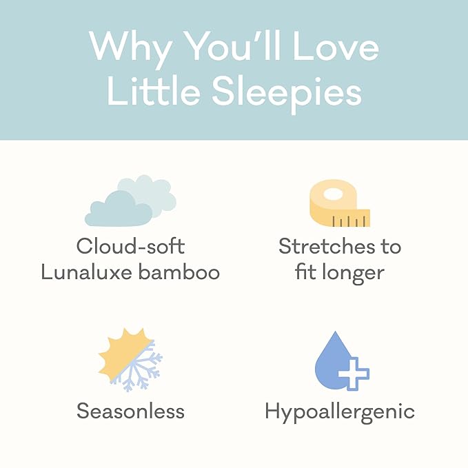 Little Sleepies Swaddle & Headband Bow Set, Viscose from Bamboo Baby Swaddles, Newborn Baby Girl Clothes (Luxe Bananas)