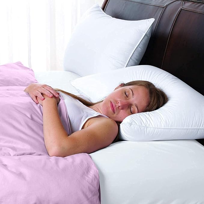 Cuddledown Dreamstead 700 Fill Power Pillow | European White Goose Down | 100% Cotton Shell, Sateen Weave | Hypoallergenic | Handcrafted | Oeko-TEX & RDS Certified | 20" x 30" | Queen | Medium