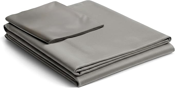NEST and NOOKS 100% Cotton Duvet Cover | 400 Thread Count Sateen | Soft, Silky & Breathable Twin XL Bedding for Dorms, Hotel-Quality All-Season Comfort | Fits 39" x 80" x 13" Mattress | Beige Gray