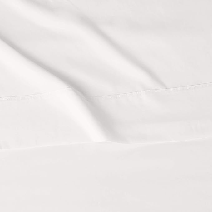 Amazon Basics Breathable, Ultra-Soft, Wrinkle-Free, Machine Washable Microfiber 4 Piece Bed Sheet Set with 14-Inch Deep Pockets, King, Cream, Solid