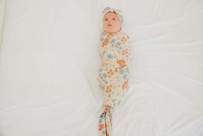 Copper Pearl Baby Swaddle Blanket - Premium Knit Baby Blanket, Large Soft Stretchy Receiving Blankets for Baby Boy and Girl, Swaddles for Newborn, Infant, and Toddler (Eden)