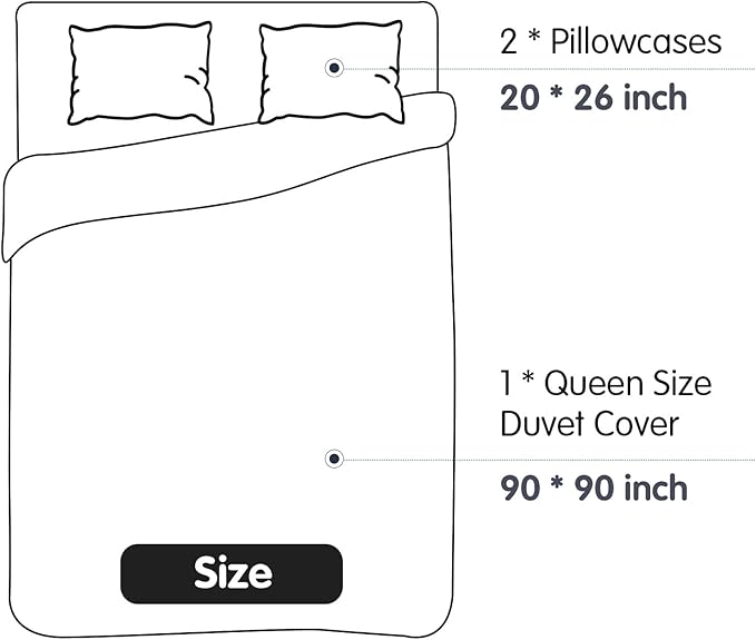 Lekesky Emerald Green Duvet Cover Queen Size, Reversible Queen Comforter Cover with Tropical Leaves Pattern, Soft 100% Washed Microfiber 3 Pieces Green Bedding Set with Zipper and 2 Pillowcases