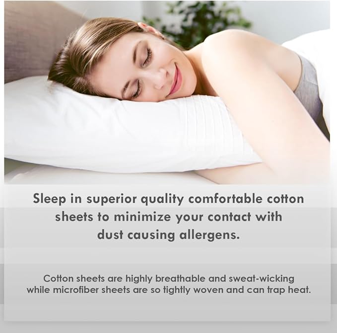 Pizuna Pure 100% Cotton Sheets Twin XL Size, Luxurious 400 Thread Count Long Staple Cotton Sateen Sheets with 15inch Deep Pocket (Combed Silver Sheet Twin XL)