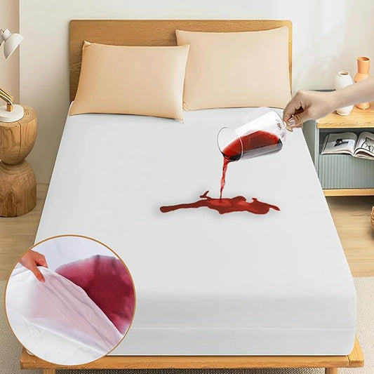 9 Inch Twin XL Mattress Protector 39"x80",Waterproof Mattress Cover with Zipper, Cooling & Thin Design, Ideal for College Dorm Hotels, Single Bed Encasement for Ultimate Protection