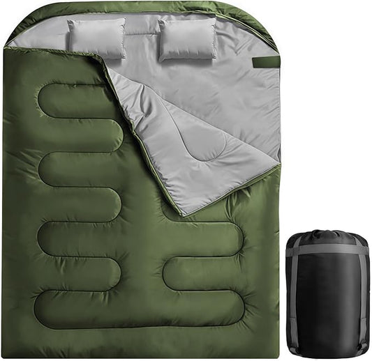 Camping Sleeping Bags for Adults Kids Waterproof Lightweight Sleeping Bag for Cold Weather or Warm Backpacking Hiking Mountaineering Indoor Outdoor Use