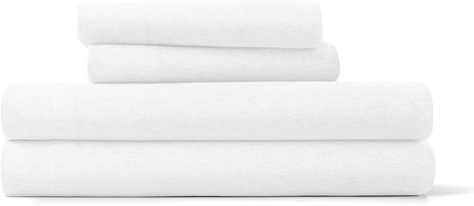 Ultimate Luxury 4-Piece Full Size Sheet Set – 800 Thread Count Pima Cotton, Heavyweight Fabric, Deep 15" Pockets, Ultra Soft & Durable, Elegant White