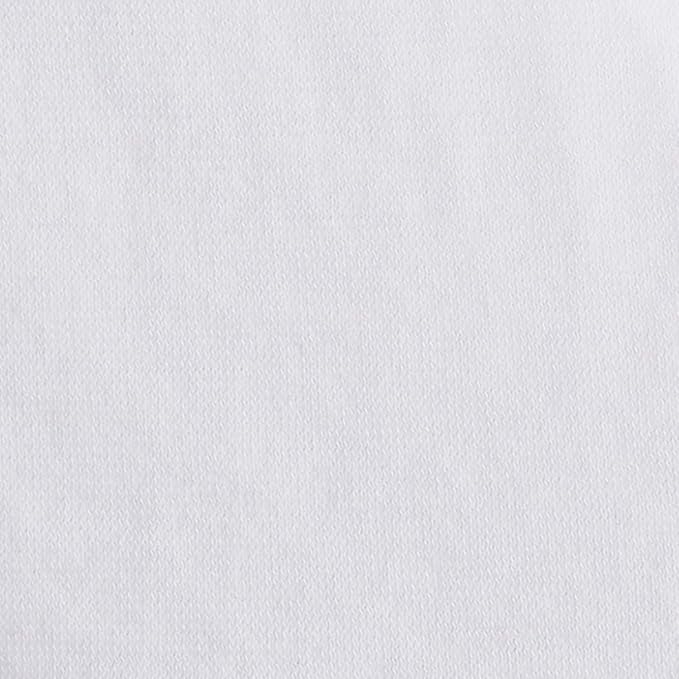 Amazon Basics 4 Piece Comfortable Cotton Jersey Bed Sheet Set,Includes Soft Flat and Fitted Sheets,Pillowcase,Queen,White,Solid,(Pack of 4)