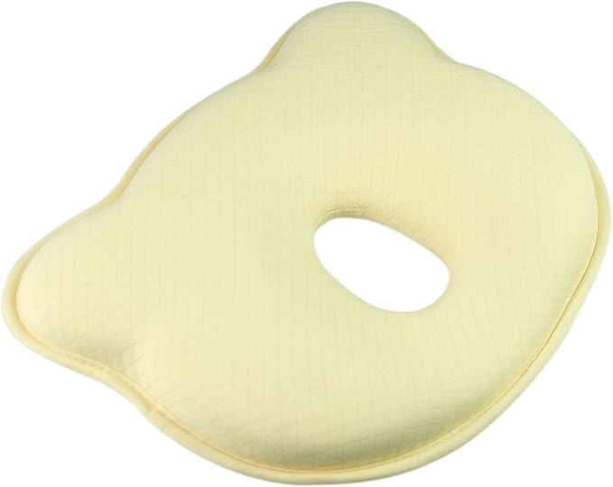 Gooyule Memory Foam Pillow, Breathable Ergonomic Pillows with Soft Cover, Machine Washable Head Support Small Pillow Cute Shape Pillows Gifts for Napping and Sleeping,Car Seat