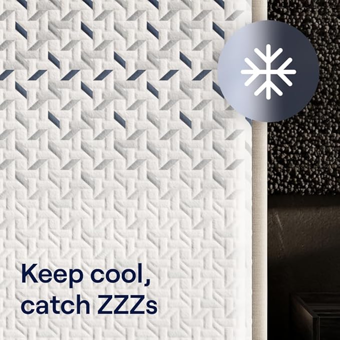 Nectar Ultra 15“ Cal King Mattress - Medium Firm - Cooling Fibers & Temperature Regulating Material - Back Pain Relief - Zoned Ergonomic Support Layer - 365-Night Mattress Trial