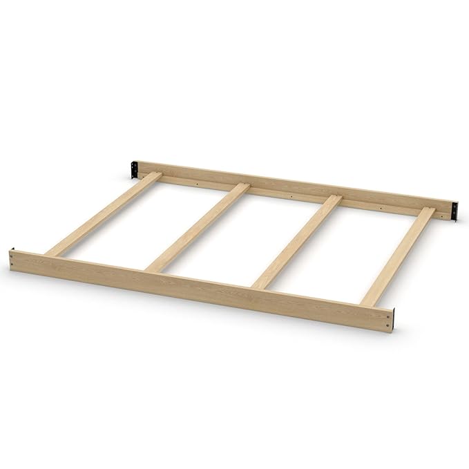 Full-Size Conversion Kit Bed Rails for Baby Cache Convertible Cribs - Solid Wood Rail - Toddler and Adult Bed Rail for Full-Size Beds - Essential Nursery & Baby Furniture (Unfinished)
