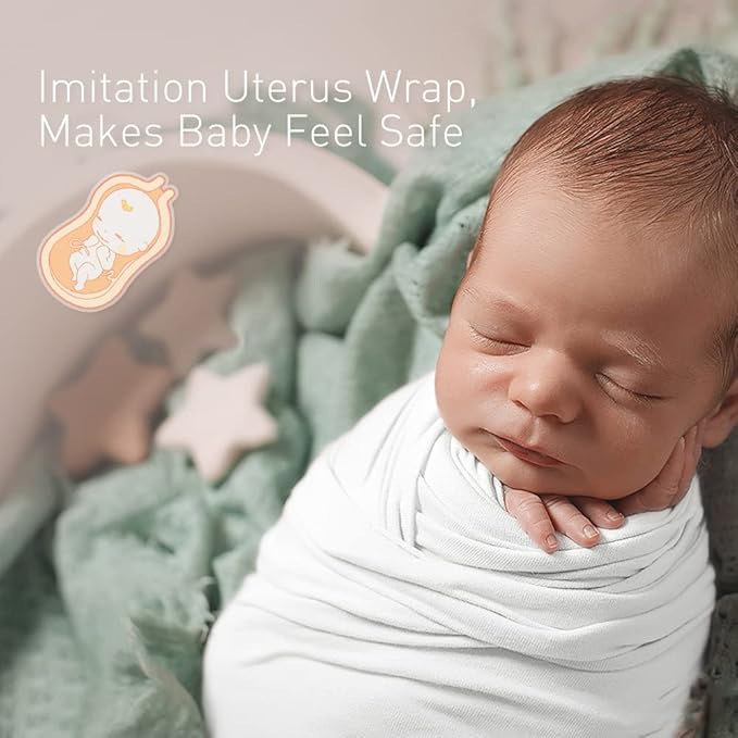 Premium Soft Muslin Cotton Newborn Baby Swaddle Blanket Unisex Swaddle Wrap Silky Swaddle Blankets Neutral Receiving Blanket for Newborn Boys and Girls Large 47 x 47 inches(120x120cm) (White)