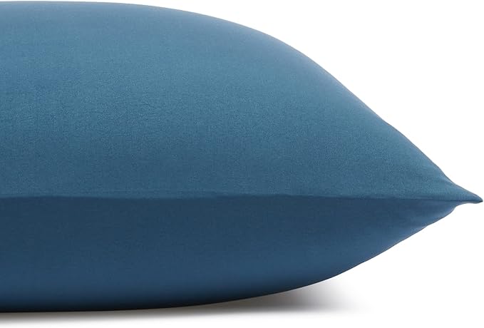 Amazon Basics Lightweight Breathable Brushed Microfiber 3-Piece Bed Sheet Set with 14-Inch Deep Pockets,Wrinkle Resistant,Twin,Dark Teal,Solid,(Pack of 4)