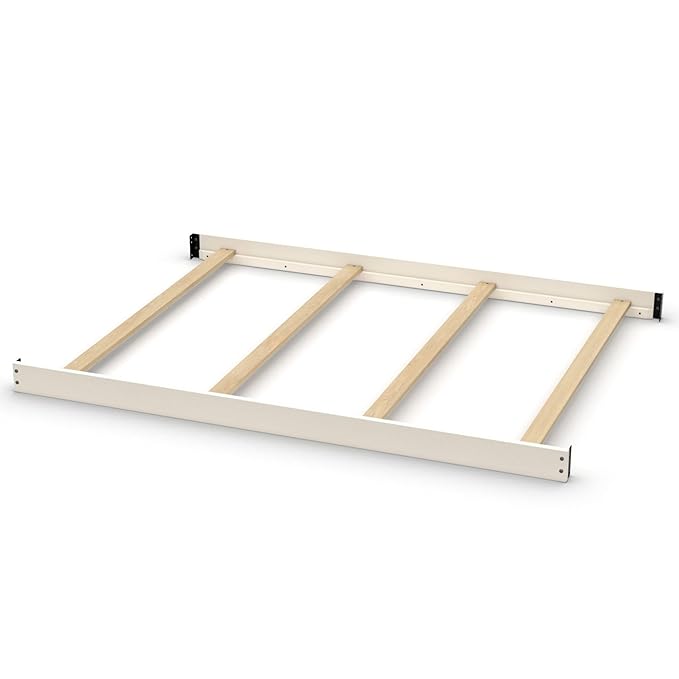 Full-Size Conversion Kit Bed Rails for Baby Cache Convertible Cribs - Solid Wood Rail - Toddler and Adult Bed Rail for Full-Size Beds - Essential Nursery & Baby Furniture (Linen)