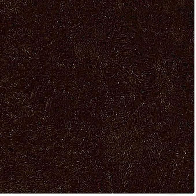 Hand Tufted SHAG Polyester ECO-Friendly Area Rugs - 6'x6', Square, Brown, Solid Plain Design, High Pile Thick Handmade Anti Skid Area Rugs for Living Room, Bed Room K00111