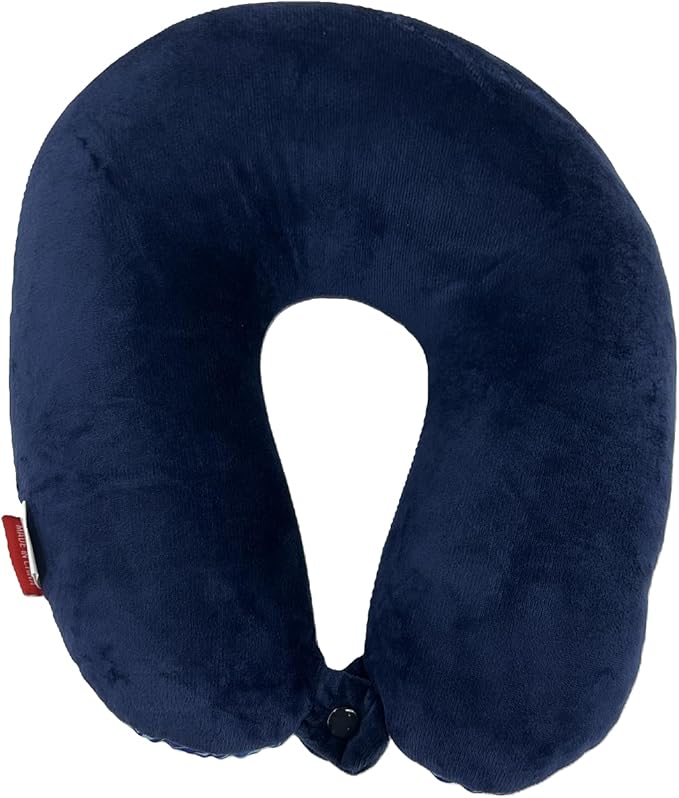 Bookishbunny U Shaped Micro Beads Microbead Neck Head Support Travel Pillow, 12"x12"x4" (WhiteFlower)