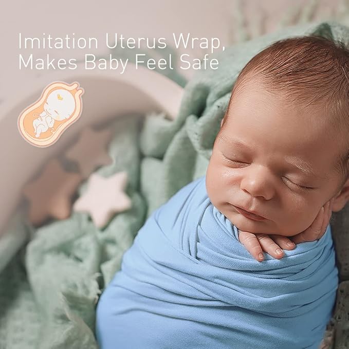 Premium Soft Muslin Cotton Newborn Baby Swaddle Blanket Unisex Swaddle Wrap Silky Swaddle Blankets Neutral Receiving Blanket for Newborn Boys and Girls Large 47 x 47 inches(120x120cm) (Light Blue)