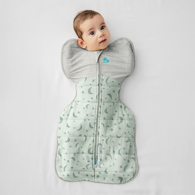 Love to Dream Swaddle UP Extra Warm 3.5 TOG, Dramatically Better Sleep, Allow Baby to Sleep in Preferred Arms Up Position for Self-Soothing, Snug Fit Calms Startle Reflex, Olive, Newborn, 5-8.5 lbs