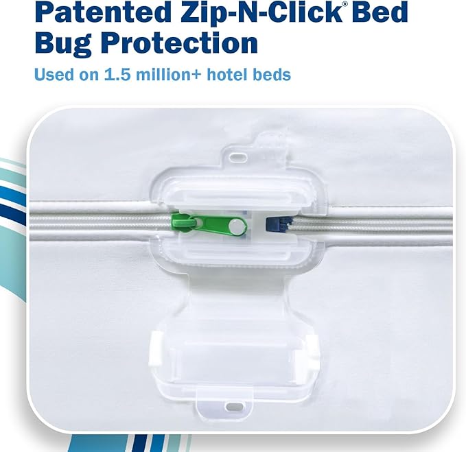 CleanRest PRO Presto! Zip-Off Top Mattress Encasement for EZ Washing, Queen Size, Waterproof Mattress Protector - Bed Bug, Dust Mite & Allergen Proof - 1 Person Install, No Mattress Lifting to Wash