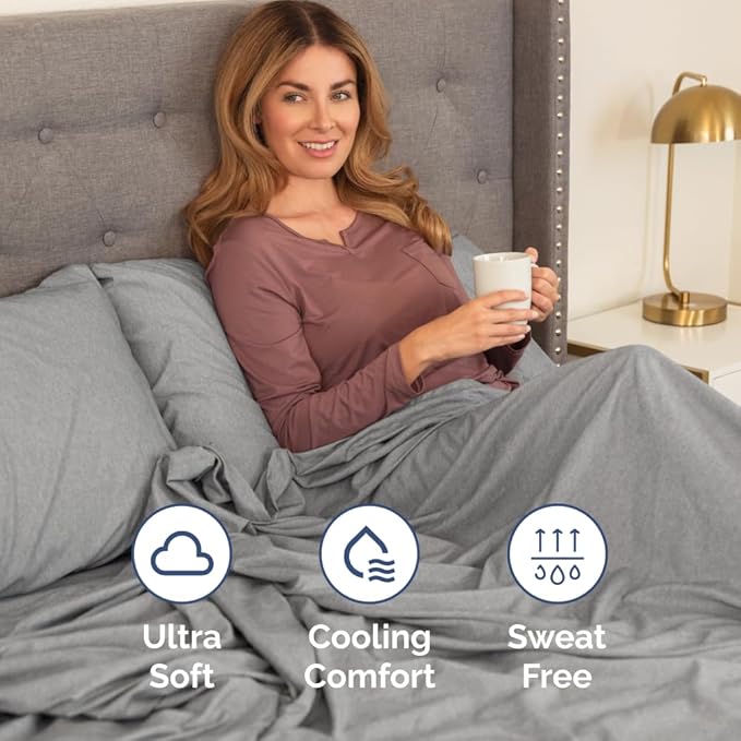 Full XL Size 4 Piece Sheet Set - Comfy Breathable & Cooling Bed Sheets Set - Hotel Luxury Bedding for Women, Men, Kids, Teens, Boys & Girls - Deep Pockets & Wrinkle Free - Oeko-Tex - Heathered Grey