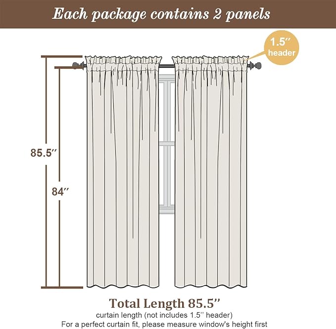Chyhomenyc Burgundy Sheer Curtains 84 Inches Long 2 Panels, Light Filtering Voile Christmas Curtain Drapes Window Treatment for Bedroom Living Room, Each 42Wx84L Inch