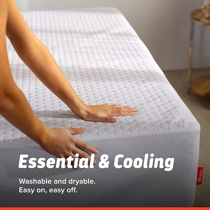 Layla Mattress Protector, Liquid Proof Mattress Pad Barrier | Breathable Waterproof Bed Encasement That Sleeps Cool | 3 Models for a Custom Sleep Experience | Size Full - Essential Protector