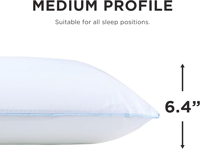 Tempur-Pedic TEMPUR-Cloud Dual Cooling Pillow, King (Pack of 1), White