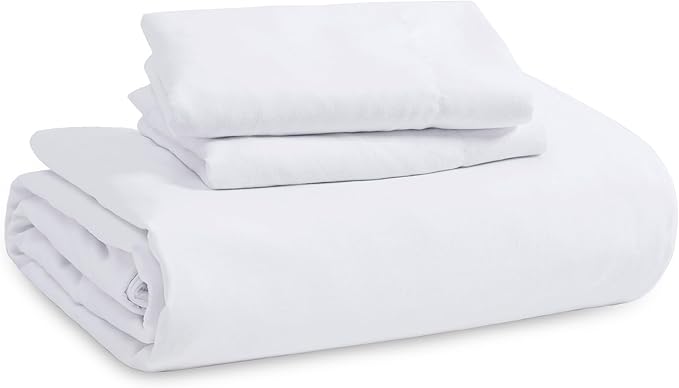 Bedsure Bright White Duvet Cover King Size - 3 Pieces Prewashed Cotton-Like Polyester Extra Soft Bedding Set, Includes 1 Duvet Cover 104x90 Inches with Zipper Closure & 2 Pillow Shams, No Comforter