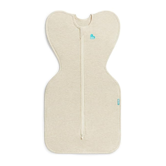 Love to Dream Swaddle UP, Baby Sleep Sack, Self-Soothing Swaddles for Newborns, Get Longer Sleep, Snug Fit Helps Calm Startle Reflex, New Born Essentials for Baby, 1.0 TOG, 5-8.5 lbs, Oatmeal