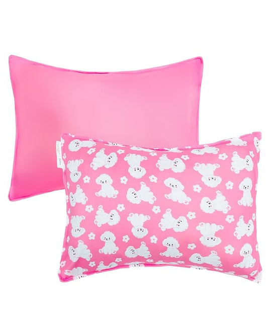 ALVABABY Toddler Pillowcase Stretchy Soft Kids Pillow Cover Fit 13"x 18" or 12"x16" Envelope for Girl Boy Sleepy Travel 2 Pack 2TPE47A