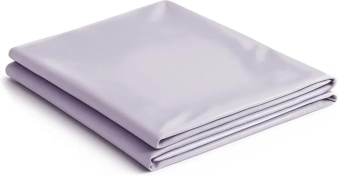 NEST and NOOKS 100% Cotton Flat Sheet | 400 Thread Count | Soft & Durable Dorm Bedding, Breathable All-Season Comfort, Twin XL Size for College Dorm Beds | Fits 39" x 80" x 13" Mattress | Lavender
