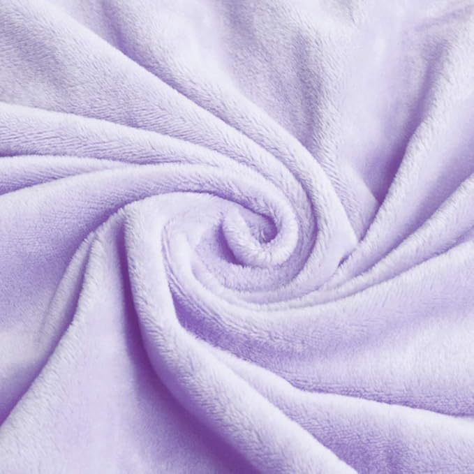 American Baby Company Heavenly Soft Chenille Fitted Crib Sheet 28" x 52", Warm and Cozy Neutral Chenille Sheet, Lavender, for Boys and Girls, Fits Crib and Toddler Bed mattresses