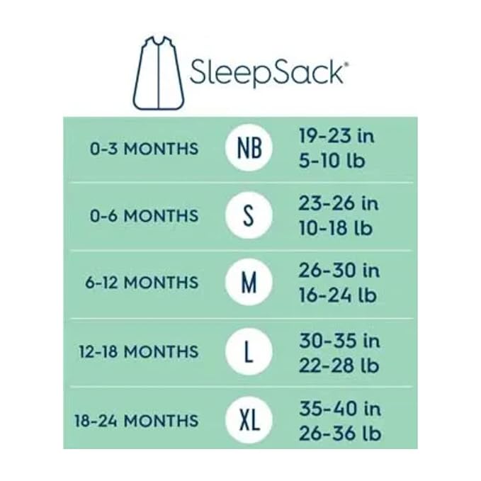 HALO SleepSack, 100% Cotton Wearable Blanket, Swaddle Transition Sleeping Bag, TOG 0.5, Cream, Small, 0-6 Months