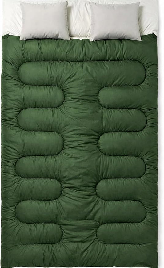 MalloMe Sleeping Bags for Adults Cold Weather & Warm - Backpacking Camping Sleeping Bag for Kids 10-12, Girls, Boys - Lightweight Compact Camping Essentials Gear Accessories Hiking Sleep Must Haves